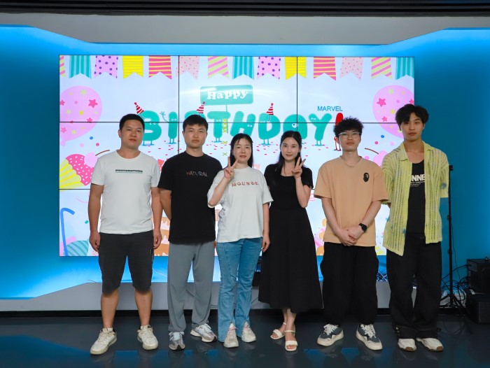 温馨一“夏”，共悦生辰 | 汇彩网显控6月员工生日会！